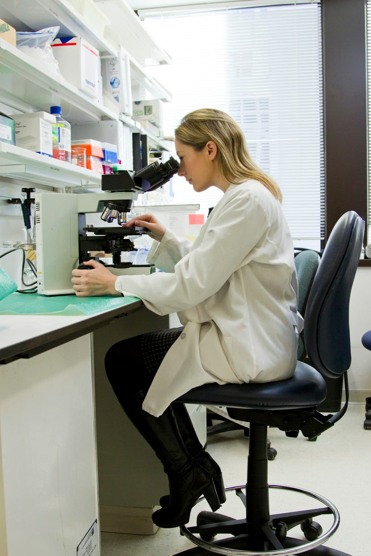 Scientist working in a research laboratory